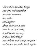 Poster In Loving Memory