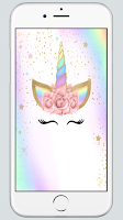 Unicorn Wallpaper | Kawaii Wallpaper Cute imagem de tela 1