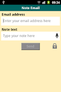 Note Email Affiche