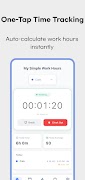 Daily Work Hours Tracker & Pay poster