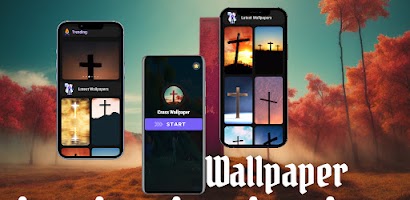 Cross Wallpaper plakat