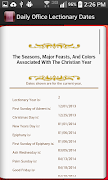 Daily Office Lectionary captura de pantalla 2