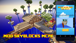Mod Skyblock for MCPE ポスター