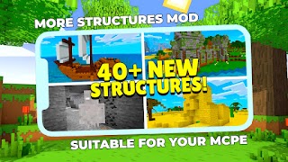 More Structures Mod Minecraft captura de pantalla 1