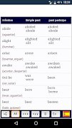 برنامه‌نما Irregular verbs عکس از صفحه