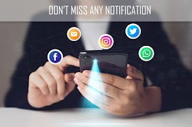 Flash alert for all notification -Sms alert flash screenshot 1