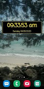 Widget De Reloj Digital captura de pantalla 1