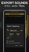 برنامهنما Frequency Sound Generator عکس از صفحه