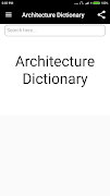 Architecture Dictionary poster