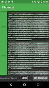 Fibonacci Sequence Generator تصوير الشاشة 1