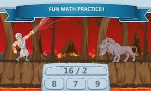 برنامه‌نما Math Games - Zeus vs. Monsters عکس از صفحه