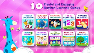 Learn Numbers 123 - Kids Games capture d'écran 1