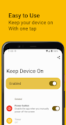 Poster Keep Device On: keep screen on
