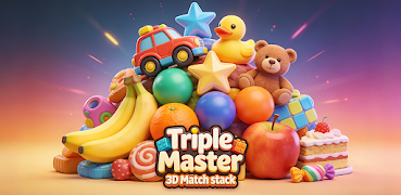 Triple Master: 3D Match stack 海报