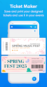 Ticket Maker - Events Tickets 截图 4