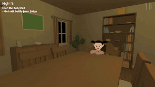 Scary Baby Girl in The Creepy Yellow House 3D 截圖 5