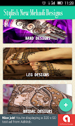 Poster Stylish New Mehndi Designs 2017
