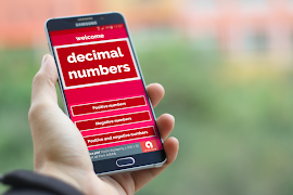 Compare decimal numbers: Math poster