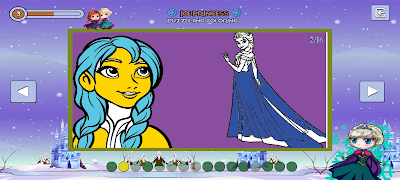Ice Princess Coloring screenshot 7