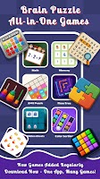Brain Puzzle: All-in-One Games Cartaz