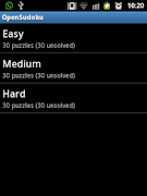 Main Sudoku screenshot 1