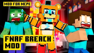 FNaF Breach Mod for Minecraft syot layar 1