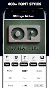 3D Logo Maker captura de pantalla 2