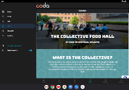 برنامه‌نما CODA TECH عکس از صفحه