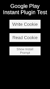 Test App for Google Play Instant Unity Plugin постер