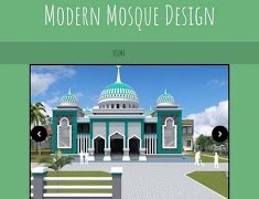 برنامه‌نما مدرن مسجد طراحی عکس از صفحه