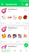برنامه‌نما Figurinhas Plus  WAStickerApps عکس از صفحه