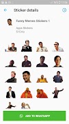 برنامه‌نما Funny Memes Stickers عکس از صفحه