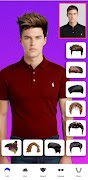 Men hairstyle and beard editor screenshot 1