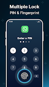 Bloqueo de aplicaciones Huella captura de pantalla 3