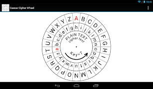 Caesar Cipher Disk-poster