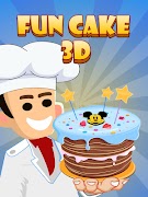 Fun Cake 3D - Cake Icing Game پوسٹر