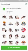 Doug the Angry Pug Sticker for WAStickers スクリーンショット 1