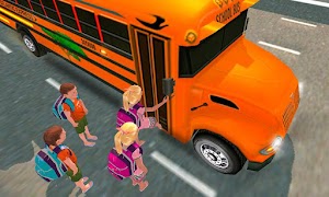 School Bus Driving Games 3D ภาพหน้าจอ 6