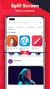Split Screen Shortcut: Multitasking Split Screen Ekran Görüntüsü 4