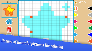 Sticky Pixels - Coloring Book ภาพหน้าจอ 3