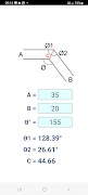Miter Angle Calculator اسکرین شاٹ 2