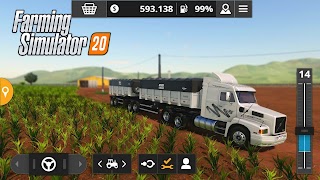 Jogo de Fazenda Farming Simulator 2020 Android Plakat