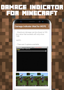 Damage Indicator Mod for MCPE تصوير الشاشة 3