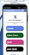 Cours de Génétique اسکرین شاٹ 1