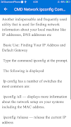 CMD Network Commands Guide اسکرین شاٹ 2