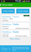 Tennis Math: score & stats screenshot 1