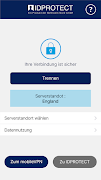 IDPROTECT mobileVPN स्क्रीनशॉट 2