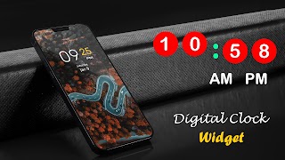 Digital Clock Widget تصوير الشاشة 4