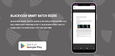 برنامه‌نما Blackview Smart Watch Guide عکس از صفحه