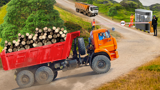 Uphill Logging Truck Simulator পোস্টার